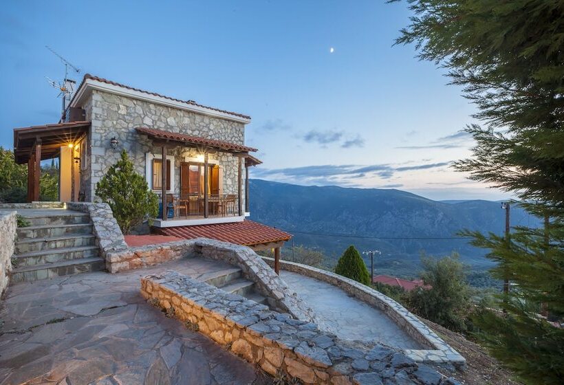 Rock Dandy, Deluxe Chalet, Arachova Delphi, Private Sauna