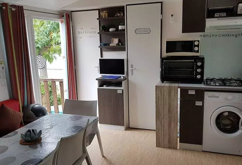 ホテル Mobile Home 3 Chambre Clim Tv Camping 4