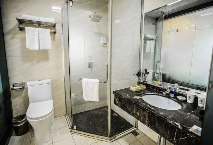 בית מלון כפרי Greentree Inn Huaian River Xiagu Town Express