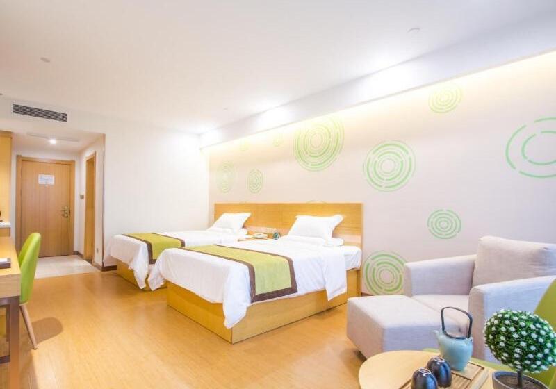 בית מלון כפרי Greentree Inn Wuxi Huishan District Yangshan Town Jiayang Life Plaza Business