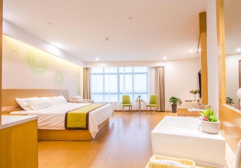 בית מלון כפרי Greentree Inn Wuxi Huishan District Yangshan Town Jiayang Life Plaza Business