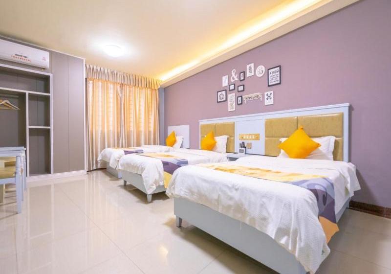 هتل Shell Hainan Haikou City Lingshan Town Meilan Airp