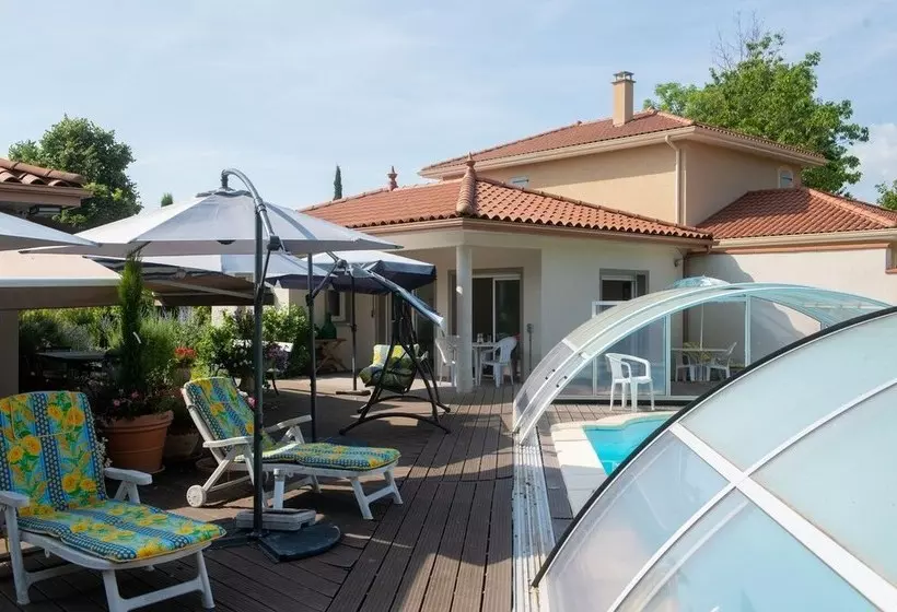 ペンション Montbrison Chambres Au Fil Du Vizézy