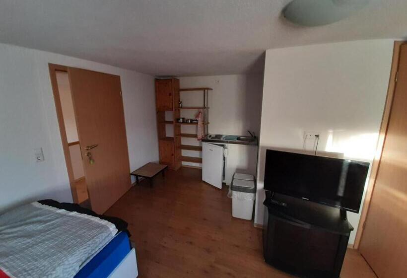 Hostal Biberach Riss Zimmer Frei, Einzel Zimmer Bad Küche
