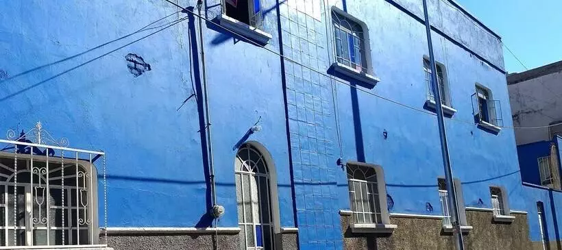 پانسیون Hostal Azul Puebla Barrio El Alto