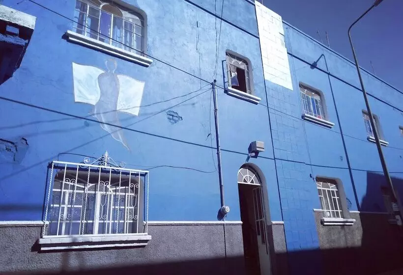 پانسیون Hostal Azul Puebla Barrio El Alto