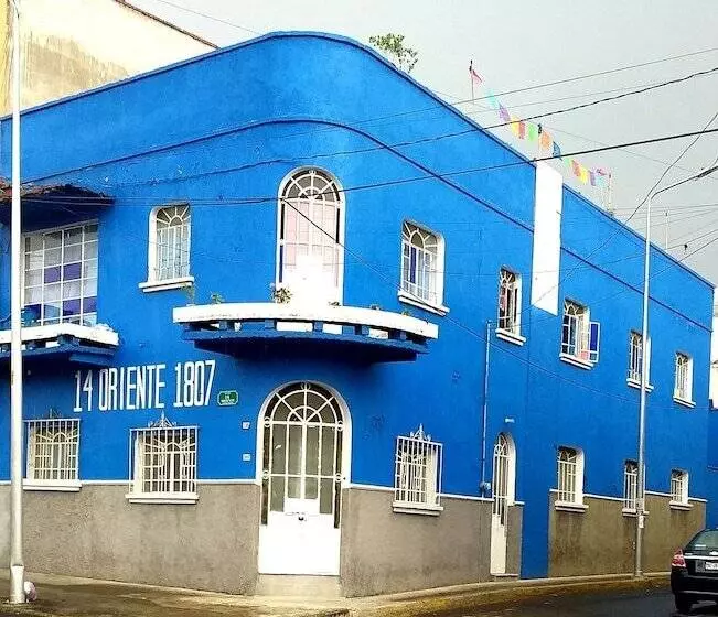 پانسیون Hostal Azul Puebla Barrio El Alto