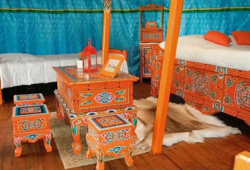 ホテル Les Yourtes à La Ferme Des Epis