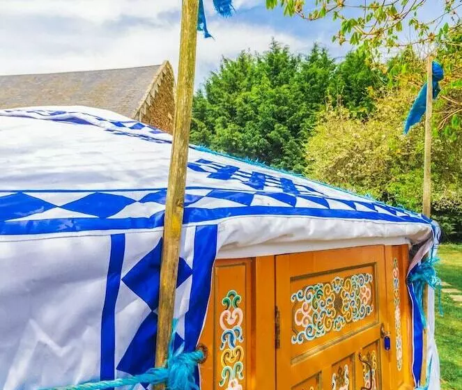 ホテル Les Yourtes à La Ferme Des Epis