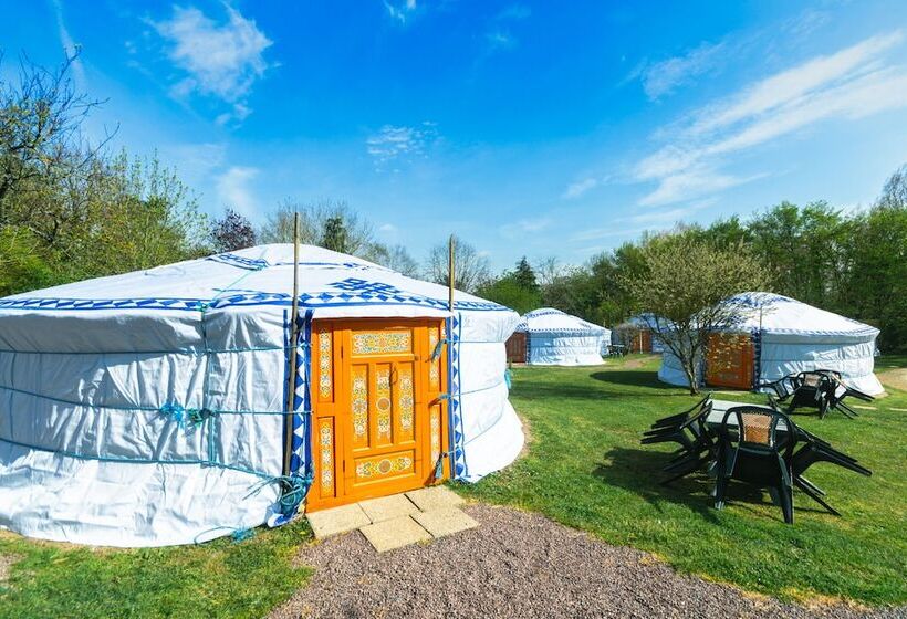 בית מלון כפרי Les Yourtes à La Ferme Des Epis