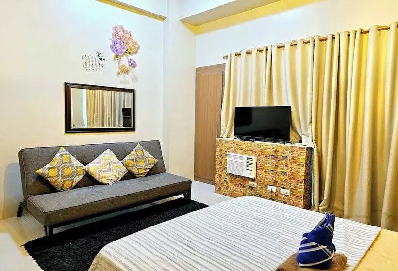 ペンション Prs At One Palm Tree Villa Near Airport