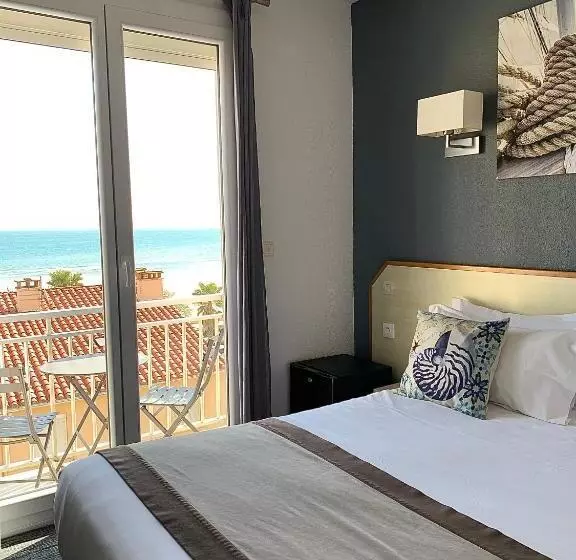 호텔 Le Regina Hôtel Et Restaurant Canet Plage