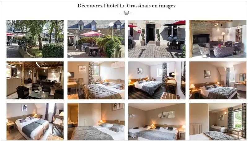 ホテル Logis Hôtel La Grassinais Saint Malo