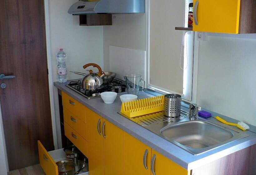 酒店 Victoria Mobilehome In Camping Stella Del Sud