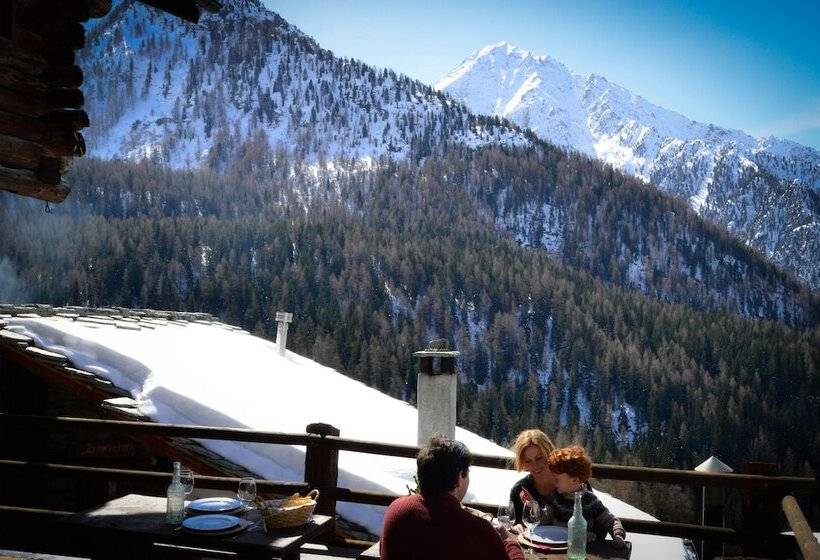 بنسيون Rifugio Vieux Crest