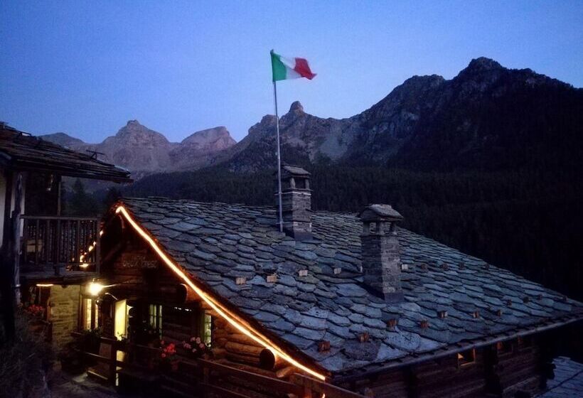 بنسيون Rifugio Vieux Crest