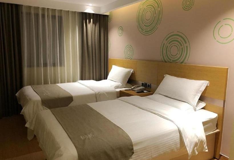 Otel Greentree Inn Shanghai Railway Station Macao Road