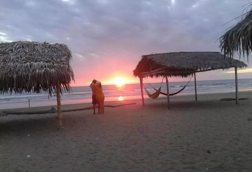 ユースホステル Cabañas El Manglar