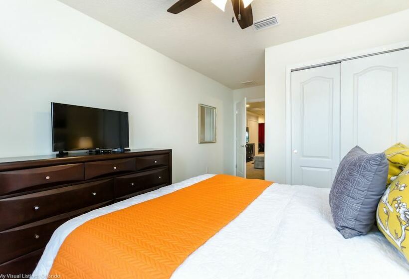 Private Pool Home W/themed Rooms+ Free Water Park!