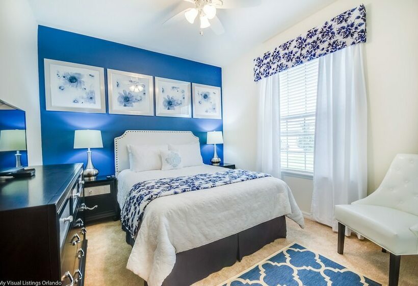 Private Pool Home W/themed Rooms+ Free Water Park!