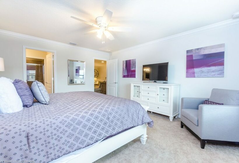 Private Pool Home W/themed Rooms+ Free Water Park!