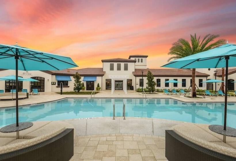 Private Pool Home W/themed Rooms+ Free Water Park!