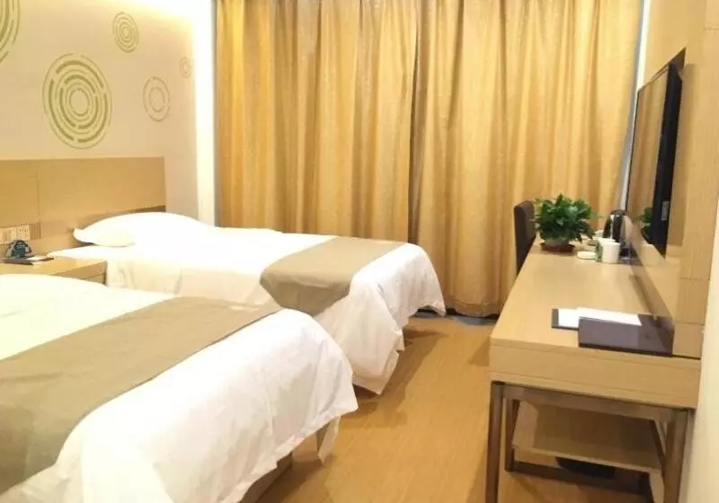 Otel Greentree Inn Hebei Baoding Baiyangdian Express
