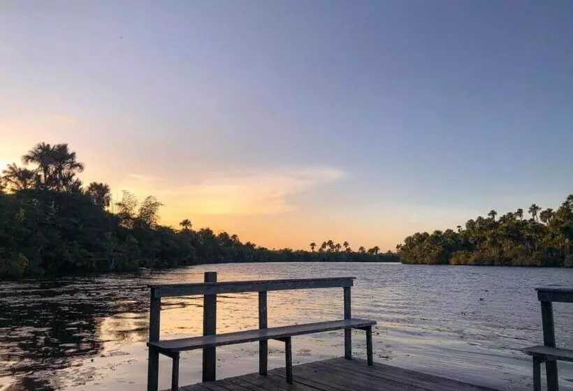 ペンション Pousada Sitio Preguicas