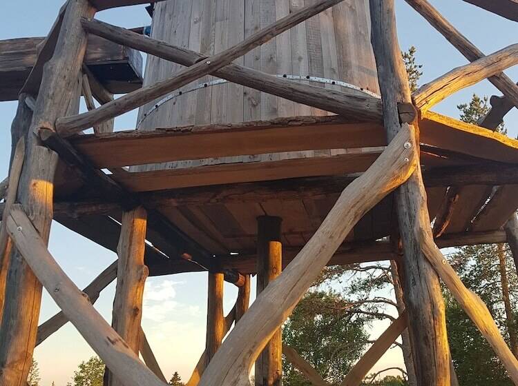 בית מלון כפרי Lufta Camping & Restaurang