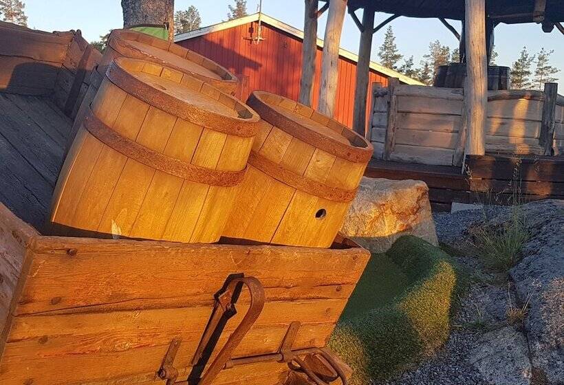 בית מלון כפרי Lufta Camping & Restaurang