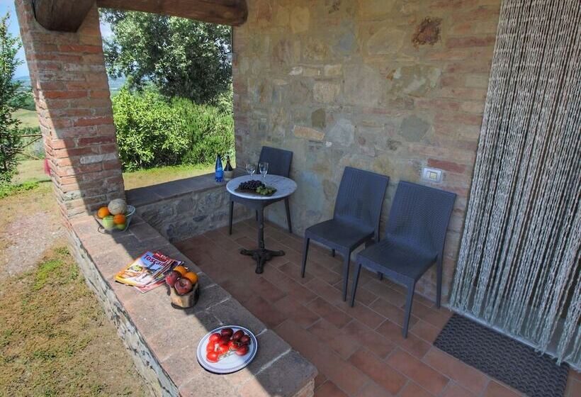 Elegant Cottage In Tuscany With Lake View And Private Garden