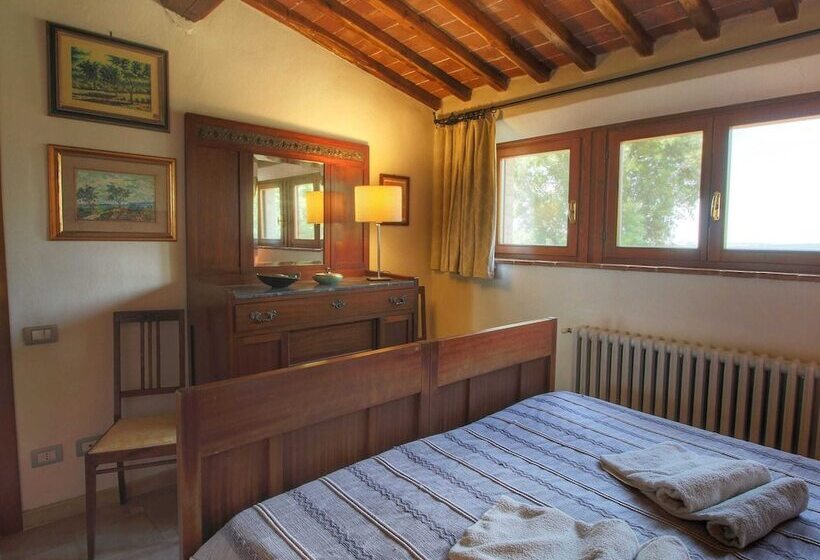 Elegant Cottage In Tuscany With Lake View And Private Garden