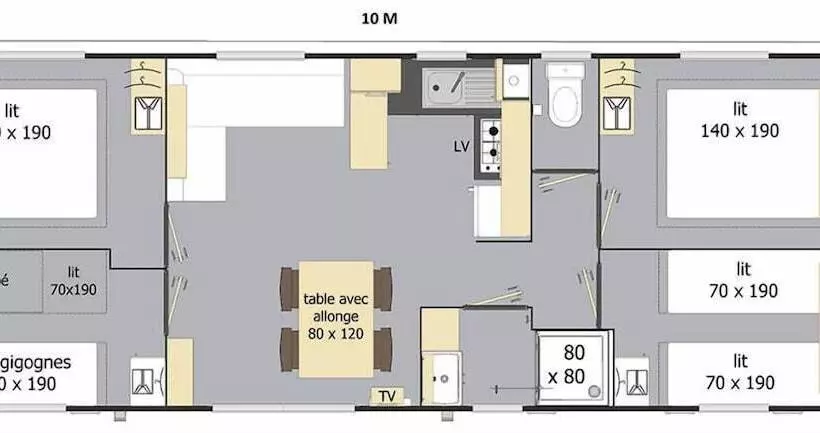 Hotelli Camping L évasion   Mobilhomes