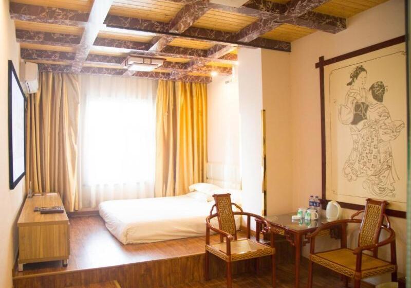 בית מלון כפרי Greentree Inn Shanxi Luliang Fengshan Road Central Park Express