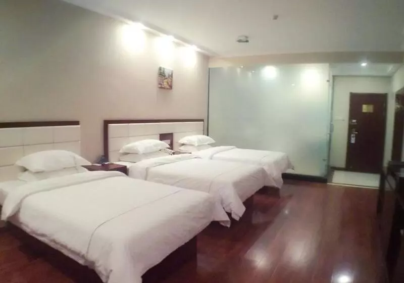 ホテル Greentree Inn Shanxi Luliang Fengshan Road Central Park Express