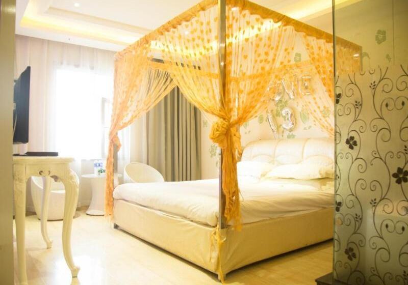 בית מלון כפרי Greentree Inn Shanxi Luliang Fengshan Road Central Park Express