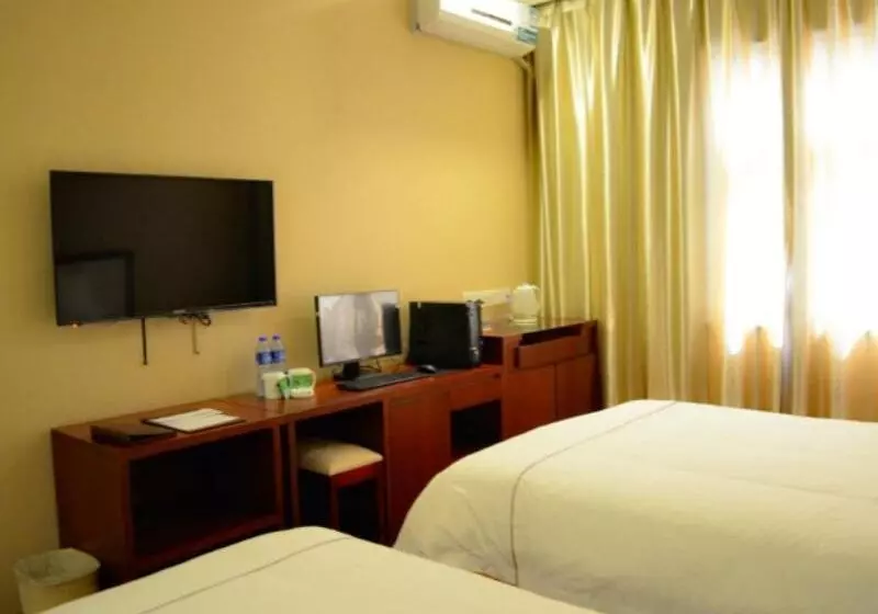 ホテル Greentree Inn Shanxi Luliang Fengshan Road Central Park Express