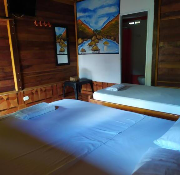 ペンション Hostal Recuerdos Del Tayrona