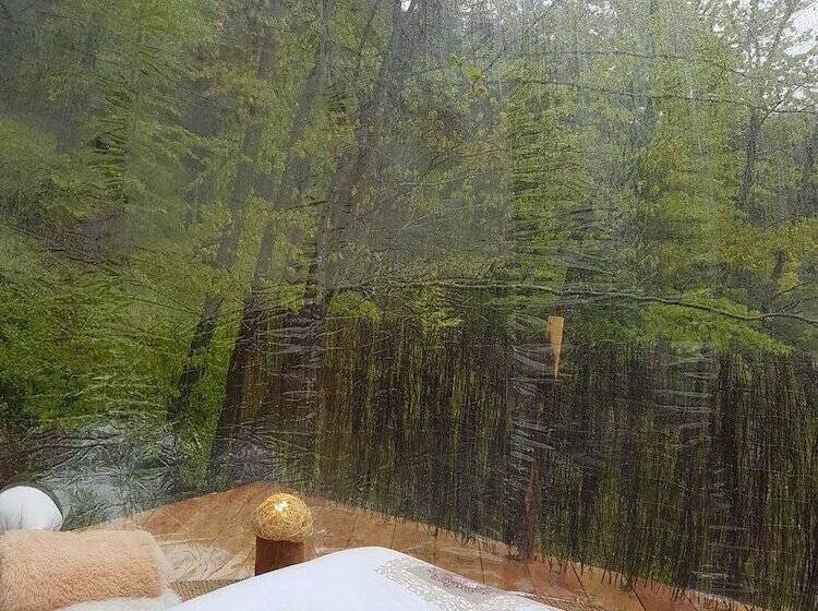 צימר La Bulle Transparente   La Myrtille