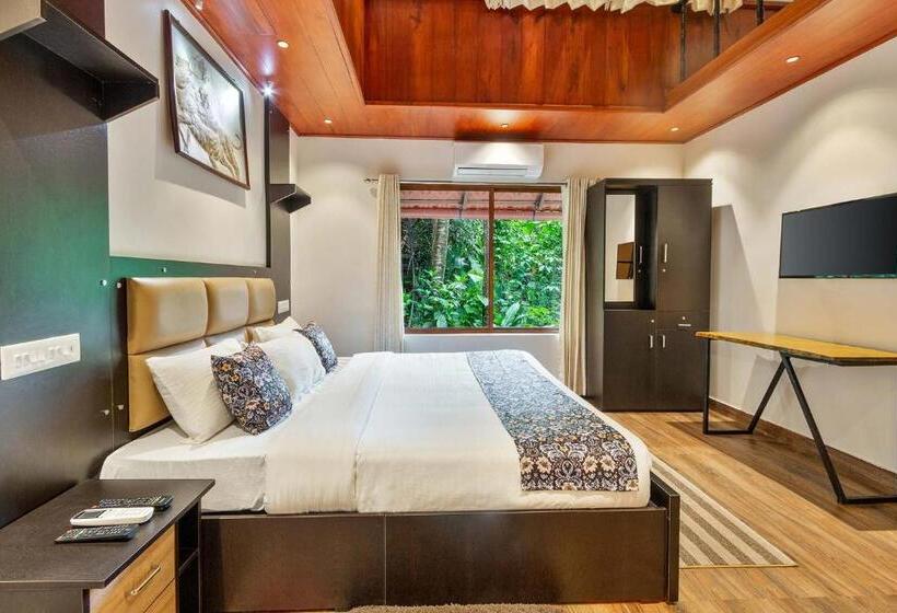 אתר נופש Stayvista At Serene Valley With Bonfire & Badminton