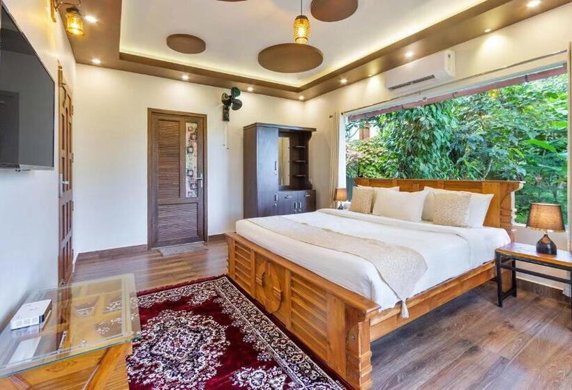 אתר נופש Stayvista At Serene Valley With Bonfire & Badminton