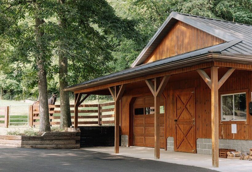 فندق صغير Sojourner's Lodge & Log Cabin Suites