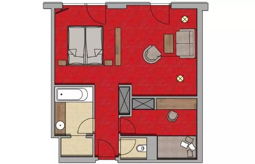 ホテル Das Schloss An Der Eisenstrasse