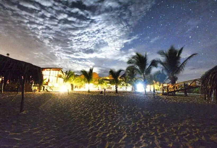 ホテル Bamboo Lodge Zorritos