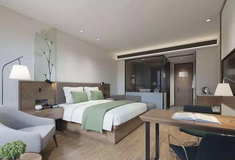 Hotelli Greentree Inn Huanggang Qichun County Ouyada Square Express