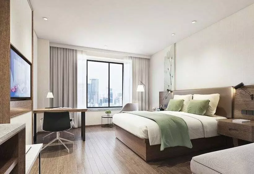 Hotelli Greentree Inn Huanggang Qichun County Ouyada Square Express