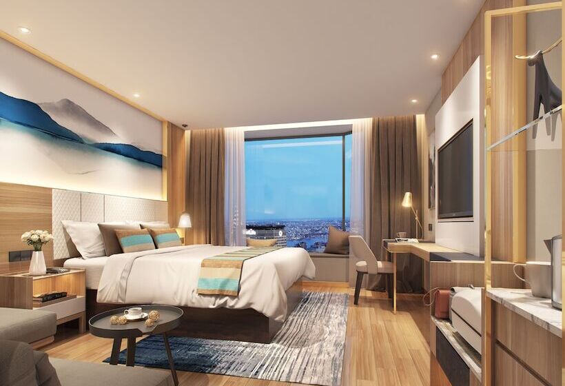 בית מלון כפרי Greentree Inn Huanggang Qichun County Ouyada Square Express