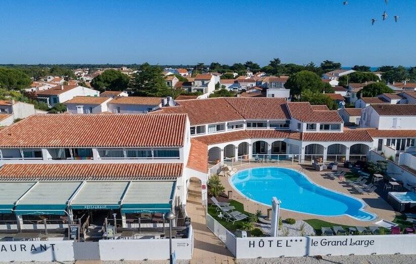 酒店 Hôtel Restaurant Le Grand Large Face à La Plage Ile De Ré