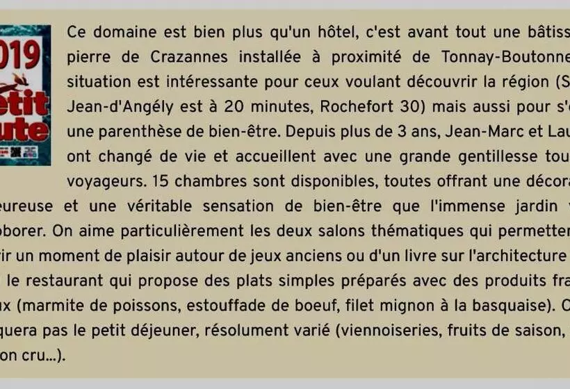 Отель Logis Domaine Du Prieure