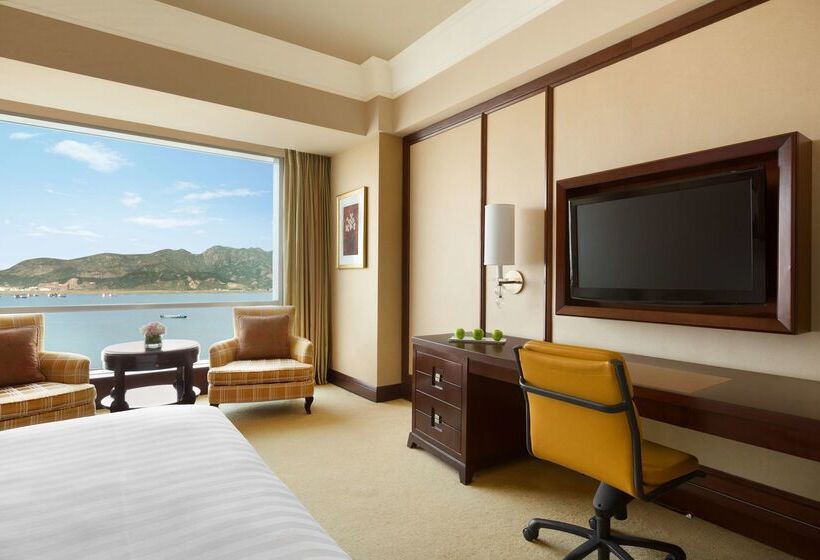 فندق Shangri La Wenzhou A Panoramic View Of The River, Adjacent To Wenzhou International Convention And E
